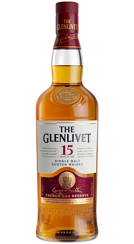 Glenlivet 15 ani Single Malt Whisky 0.7L